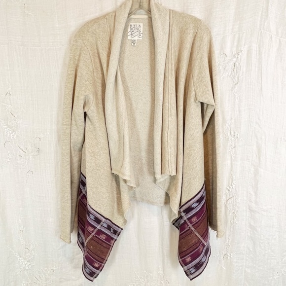 Billabong Flyaway Cardigan Raw Edge Large ๐5X Host Pick๐ - Picture 2 of 11
